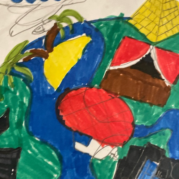 Colorful Hand-Drawn Artwork - Picture 6 of 17